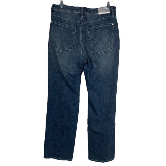 Judy Blue Tell Me About It Straight Fit Jeans Size 11/30 Blue Studded Stretch - Picture 2 of 16